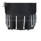 Black Gabardine Guards Style Doublet Jacket